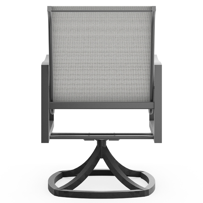 Nico Sling Swivel Dining Chair back