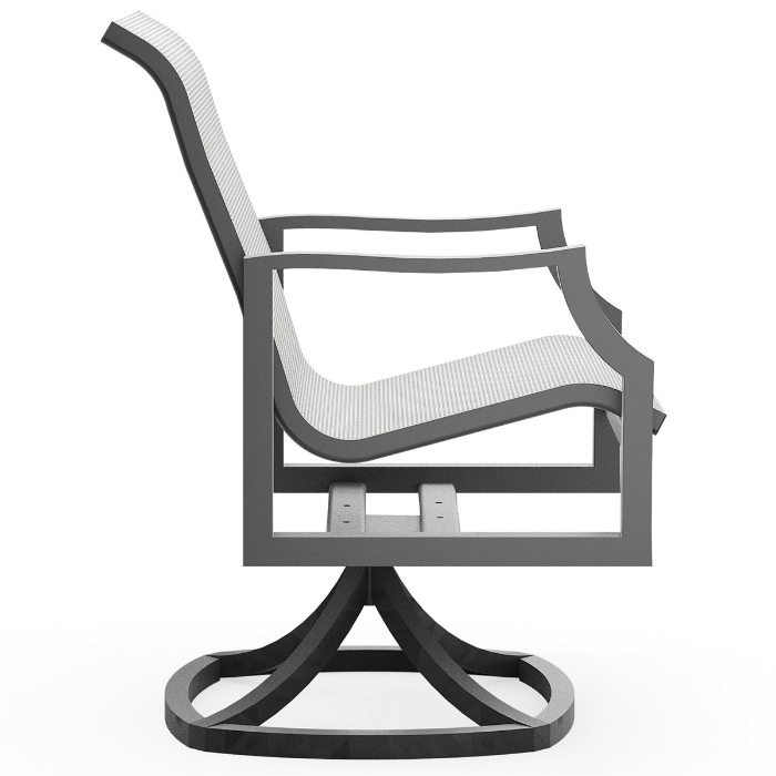 Nico Sling Swivel Dining Chair side