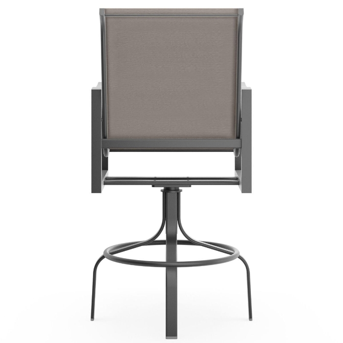 Nico Padded Sling Swivel Bar Stool back