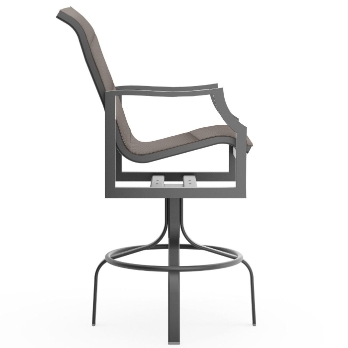 Nico Padded Sling Swivel Bar Stool side