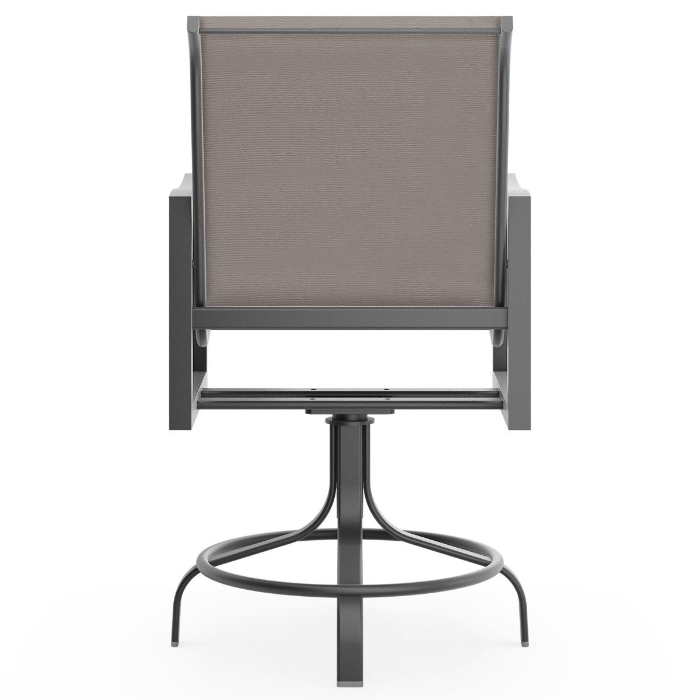 Nico Padded Sling Swivel Counter Stool back