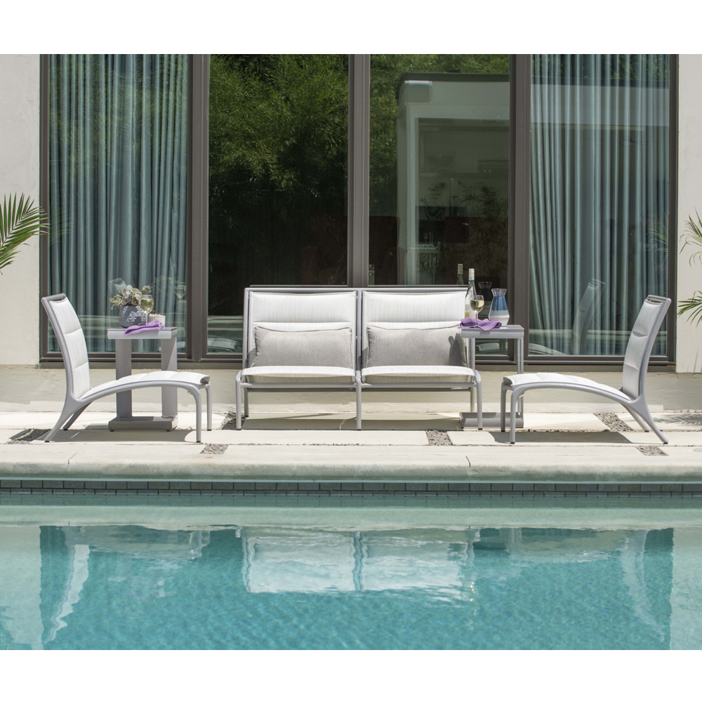 Woodard Orion Padded Sling Casual Outdoor Furniture Set - WD-ORION-SET1