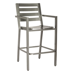 Woodard Palm Coast Slat Bar Chair - 1Y0481