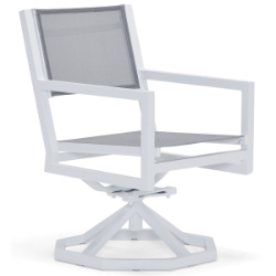 Woodard Palm Coast Sling Swivel Rocking Dining Chair - 570472