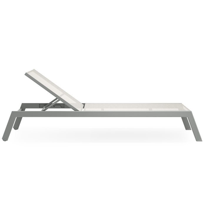 Palm Coast Sling Chaise Lounge 2.0 w/ Casters side