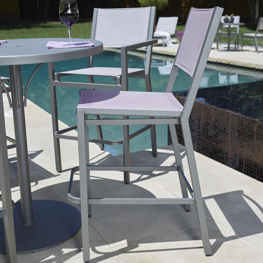 Palm Coast Sling Armless Counter Stool - 570861