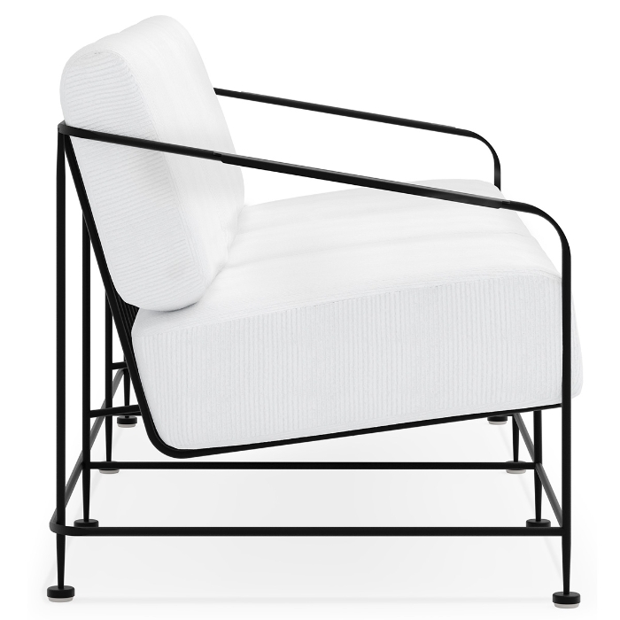 Reed Wrought Iron Sofa side