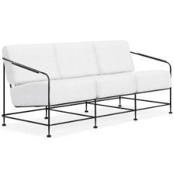 Woodard Reed Wrought Iron Sofa - 5B0020