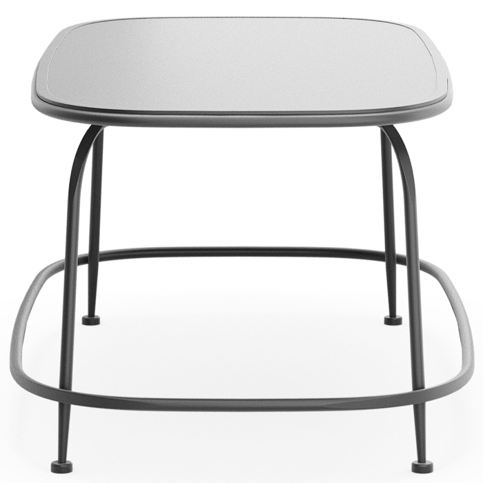Reed Wrought Iron Coffee Table side