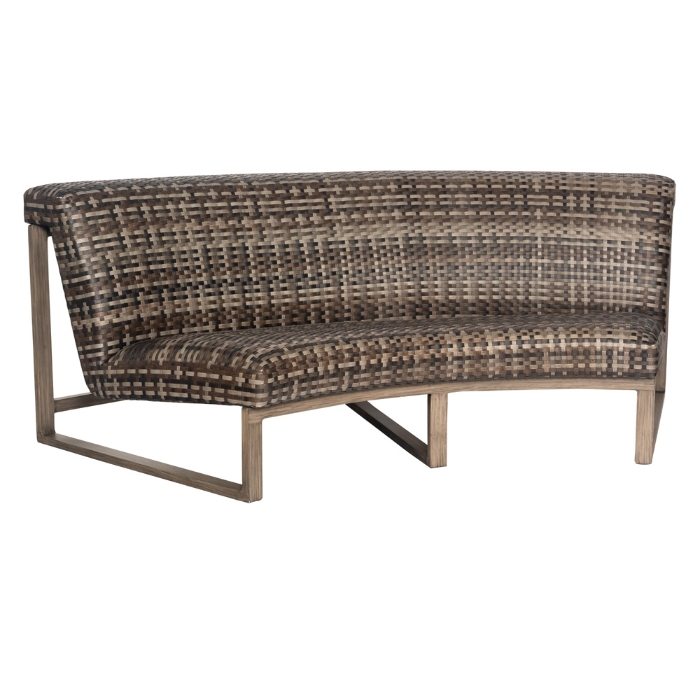 curved Hidden reticulated foam seating