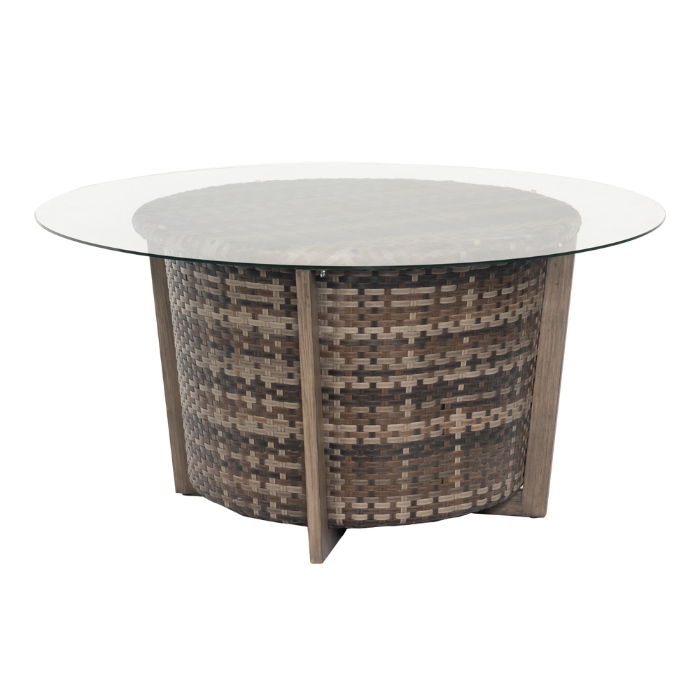 glass top coffee table