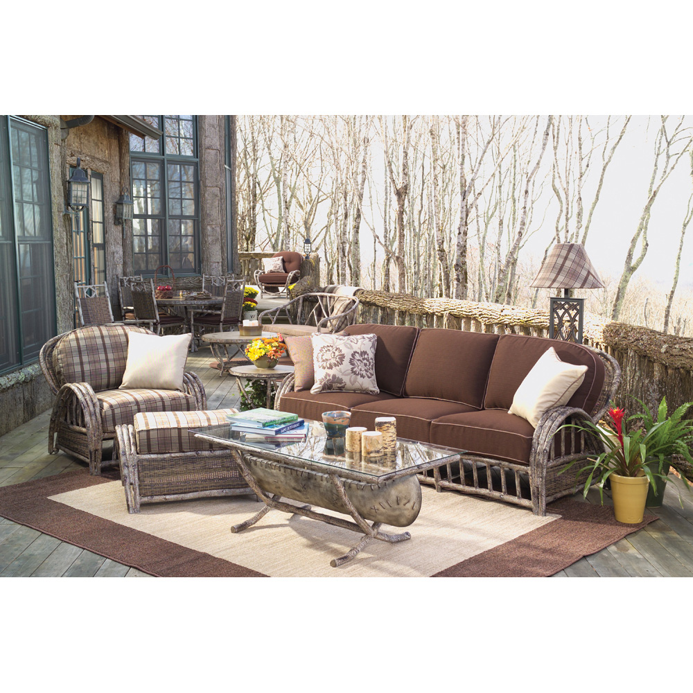 Woodard River Run 5 Piece Patio Sofa Set - WHITECRAFT-RIVERRUN-SET1