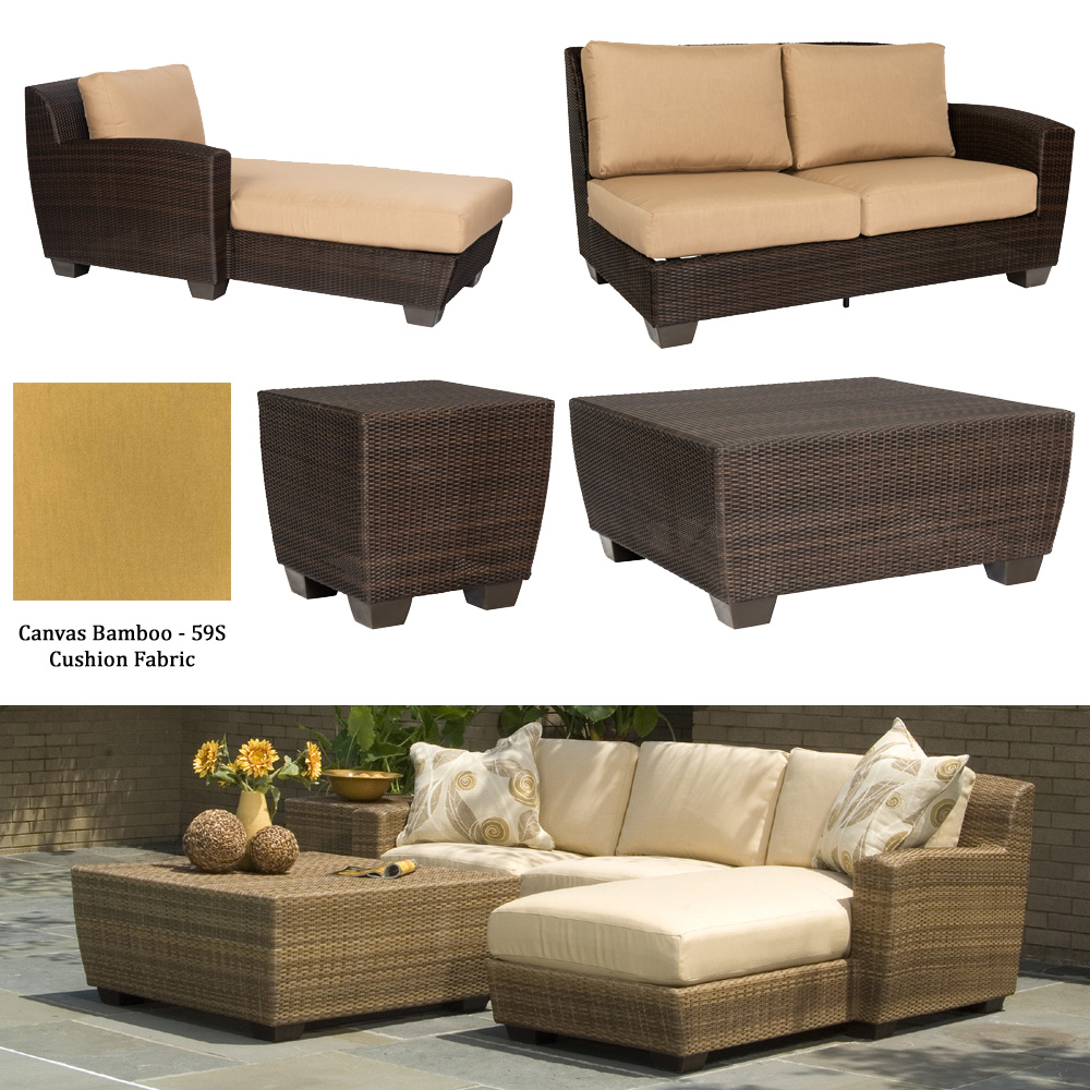 Woodard Whitecraft Saddleback Wicker Lounge Chair - Thumbnail 4