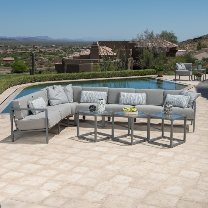 Woodard Salona Aluminum Patio Sectional