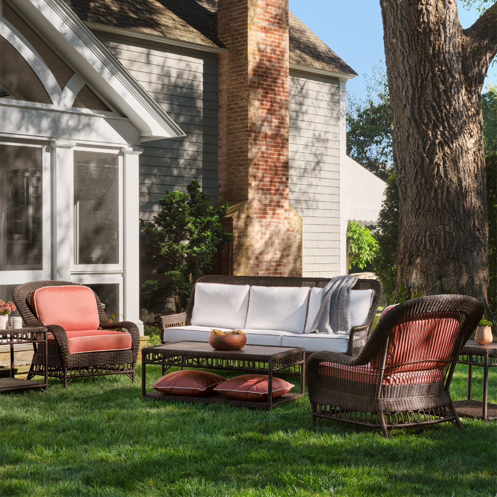 Woodard San Michele Outdoor Wicker Patio Set - WD-SANMICHELE-SET3