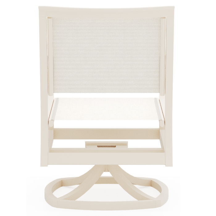 Scala Sling Dining Swivel Arm Chair back