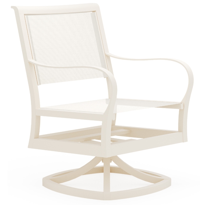 Woodard Scala Sling Dining Swivel Arm Chair - 5S0472
