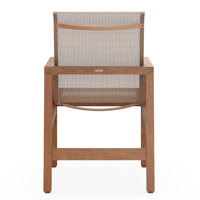 Woodard Sierra Sling Dining Chairs back