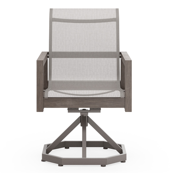 Sierra Sling Swivel Rocking Dining Chair front