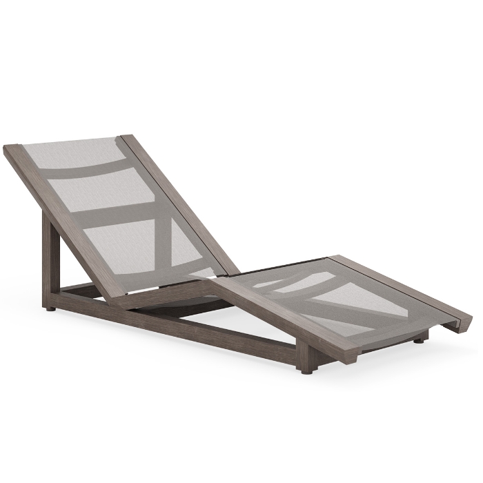 Woodard Sierra Baja Sling Chaise Loungers bark