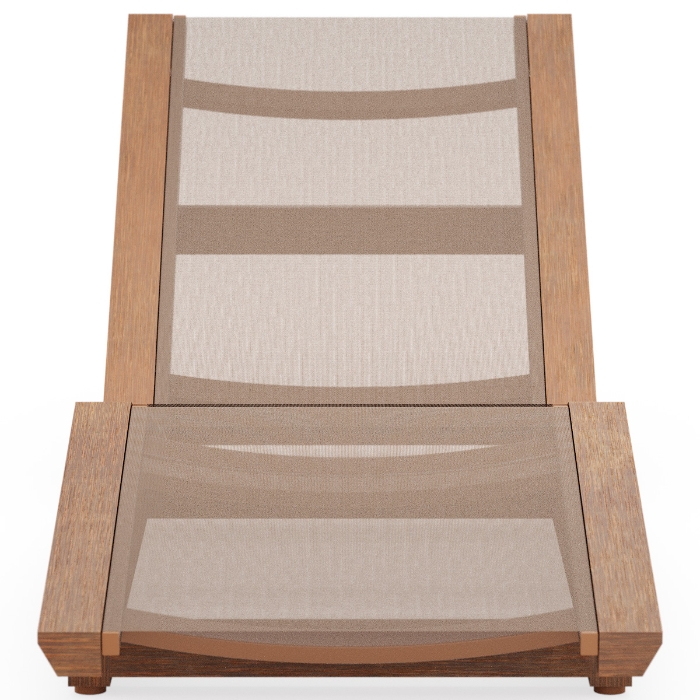 Woodard Sierra Baja Sling Chaise Loungers front