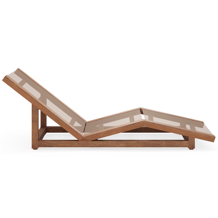 Woodard Sierra Baja Sling Chaise Loungers side
