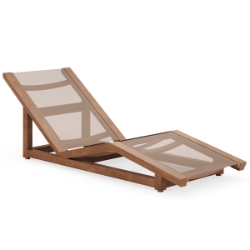 Woodard Sierra Baja Sling Chaise Lounge - S754075