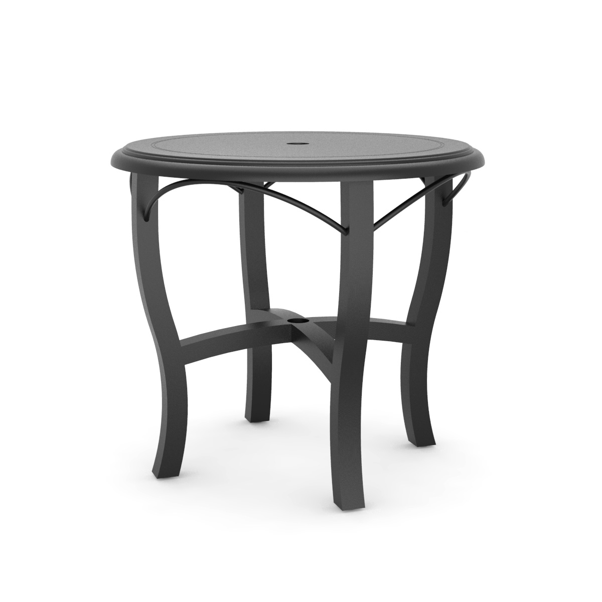 Woodard Solid Cast 32" Round Dining Table with Carson Base - 5P4800-09232