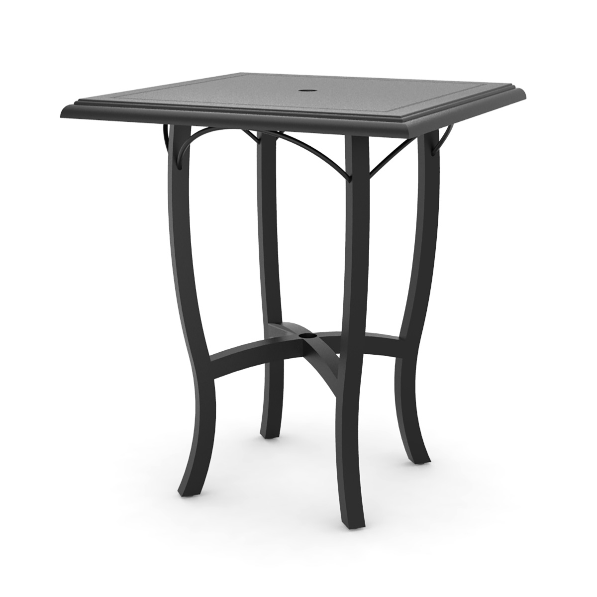 Woodard Solid Cast 36" Square Bar Table with Carson Base - 5P6600-09236