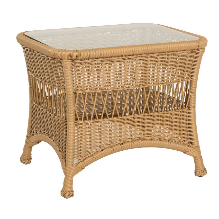 Sommerwind End Table with Glass Top