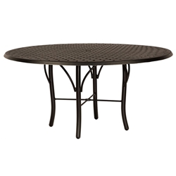 Woodard Thatch 60" Round Dining Umbrella Table with Tribeca Base - 5D4800-04960