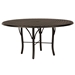 Woodard Thatch 60" Round Dining Umbrella Table with Tribeca Base - 5D4800-04960