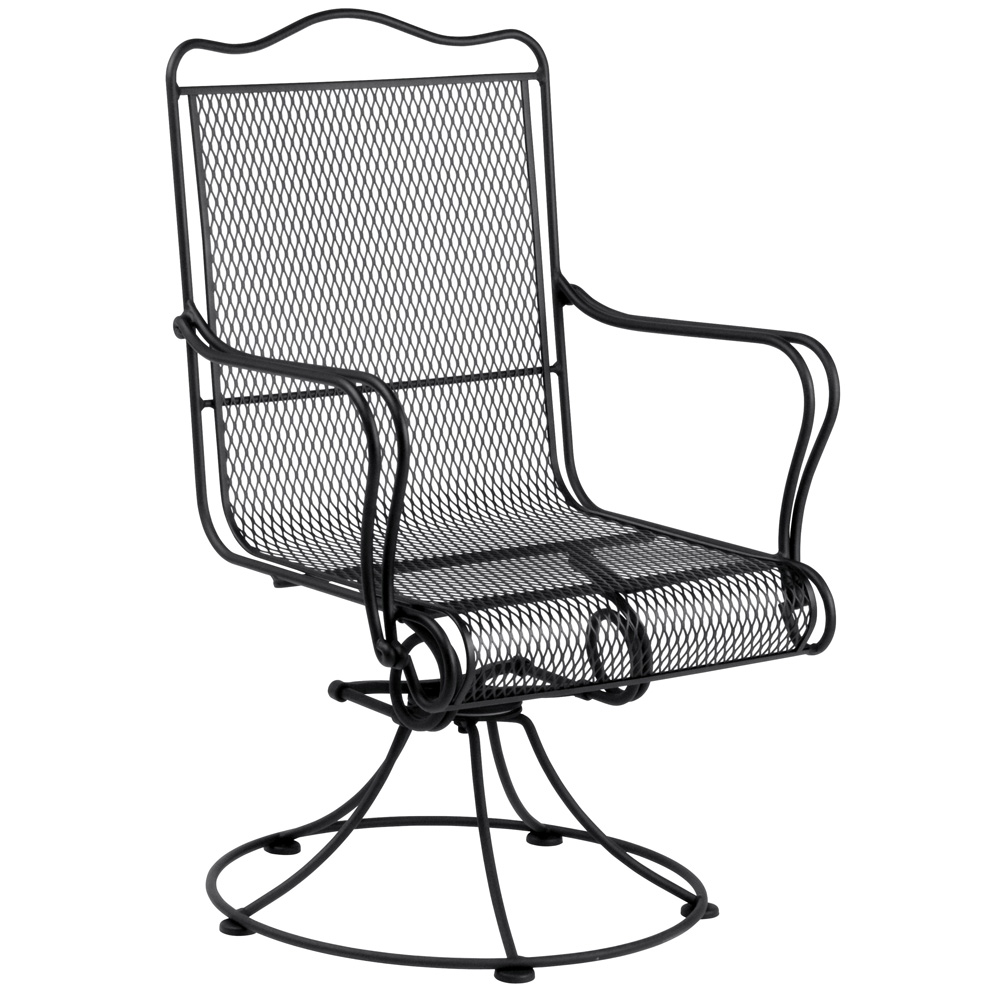 Woodard Tucson High-Back Swivel Rocker - 1G0072