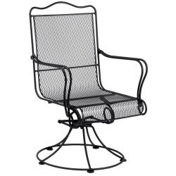 Woodard Tucson High-Back Swivel Rocker - 1G0072