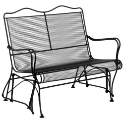 Woodard Tucson High-Back Gliding Loveseat - 1G0073