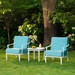 Woodard Tuoro Lounge Chair Set with Side Table