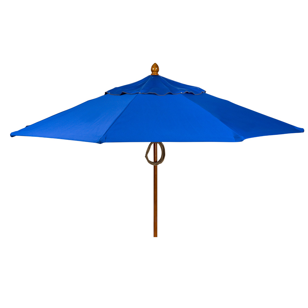 Woodard Teak Market Umbrella - Thumbnail 3