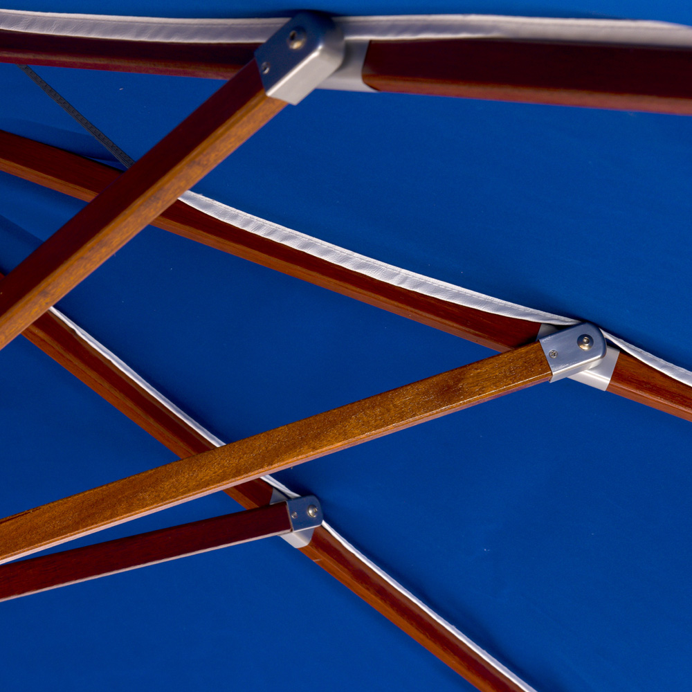 Woodard Teak Market Umbrella - Thumbnail 5