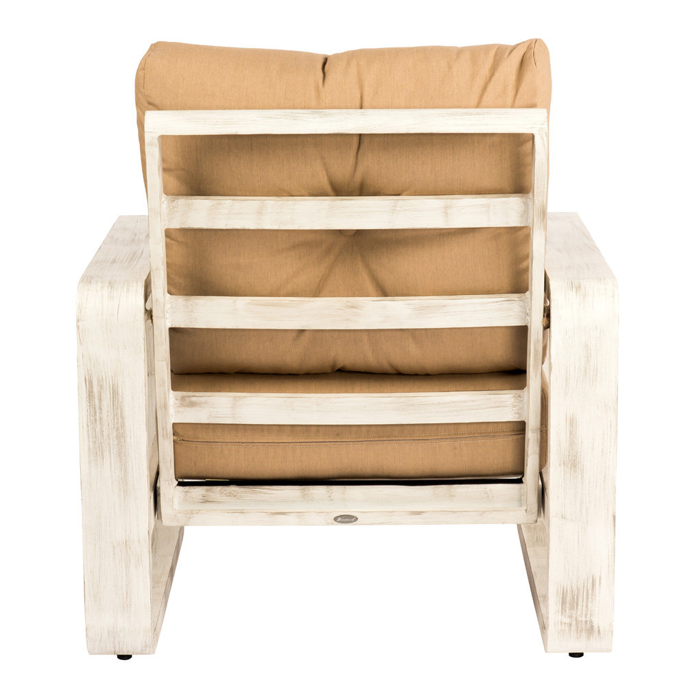 exposed back aluminum lounge chair