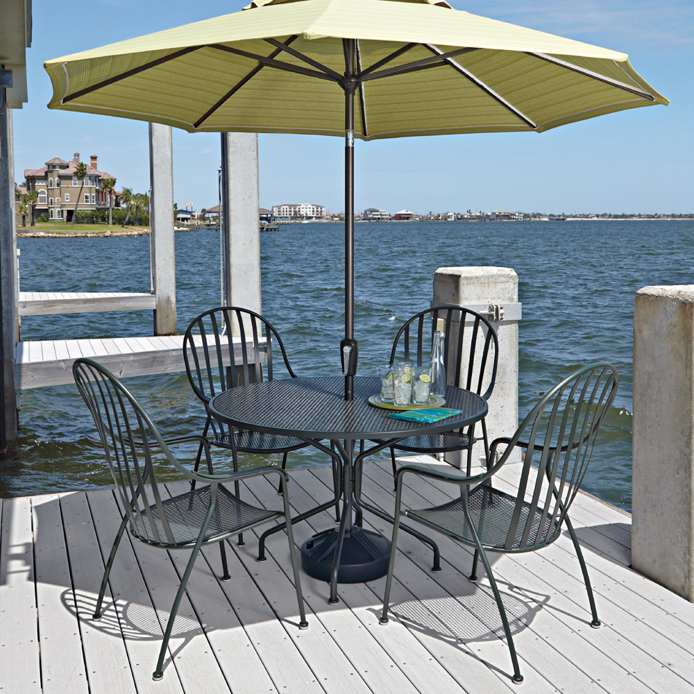 Woodard Valencia Dining Set for Four - WD-VALENCIA-SET2