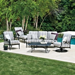 Woodard Wiltshire 5 Piece Patio Lounge Set - WD-WILTSHIRE-SET2