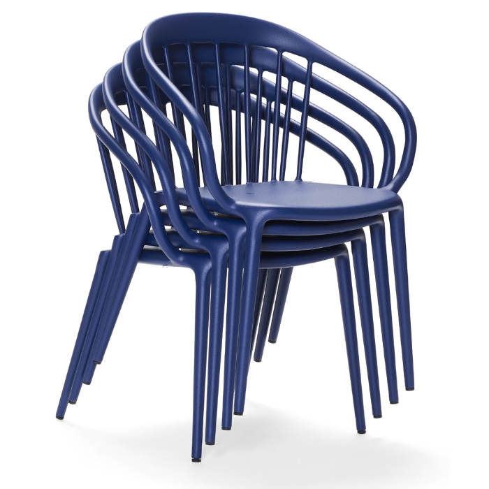 Windsor Stackable Dining Chairs stacked