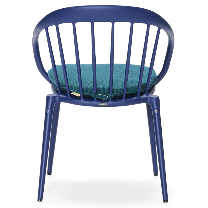Windsor Dining Arm Chair with  Seat Cushion back angle