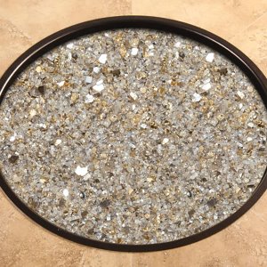 Champagne Mirror Fire Glass - 3 Kits