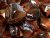 Dark Amber Fire Pebbles