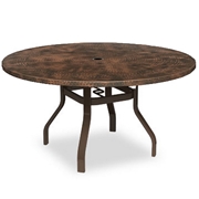 Hammered Metal Tables